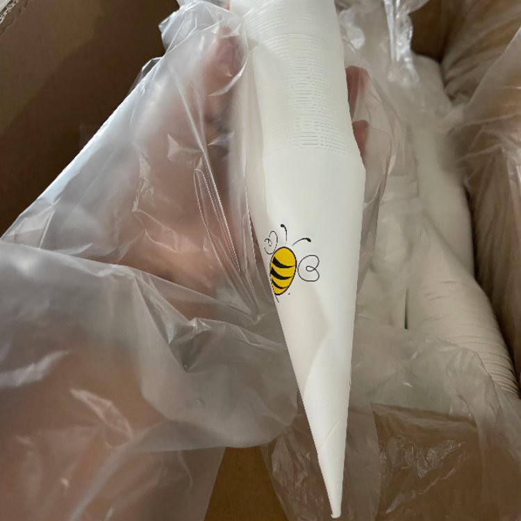 paper waffle cone jacket