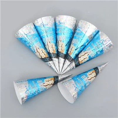 Ice Cream Cone Sleeve Wrapping Paper