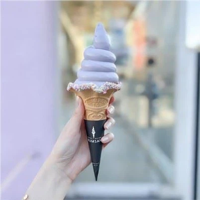 Ice Cream Waffle Cone Wrapping Paper