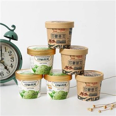 Paper Ice Cream Containers