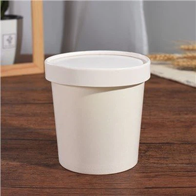 White Paper Soup Cup