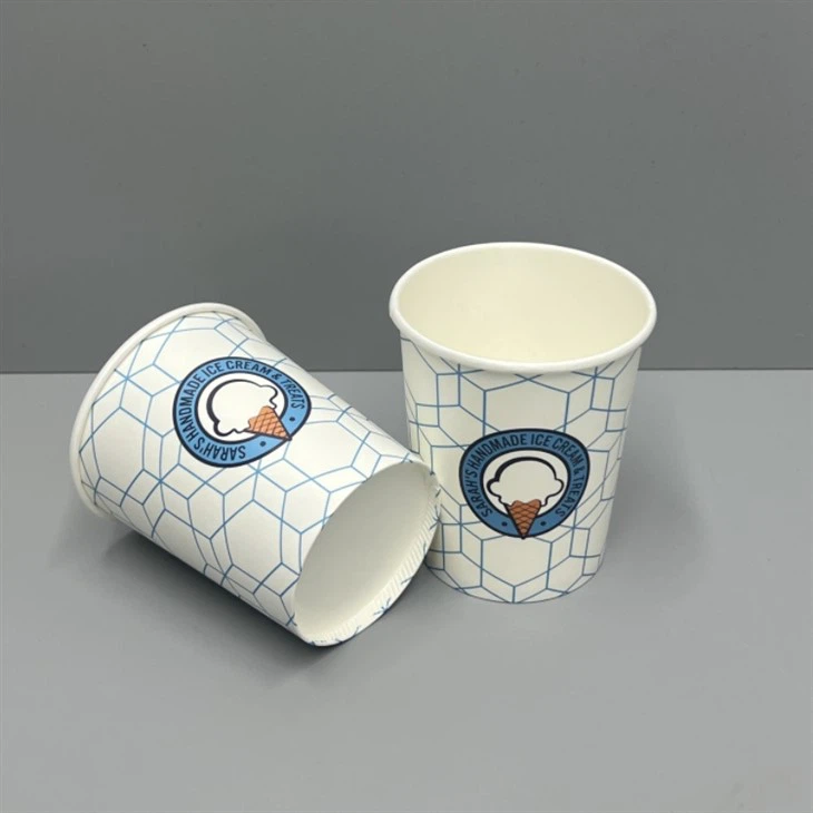 16oz Custom Ice Cream Paper Cups