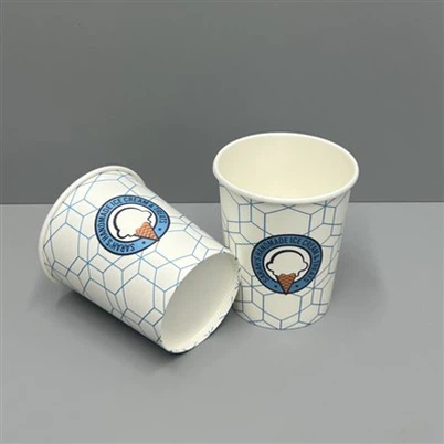 16oz Custom Ice Cream Paper Cups