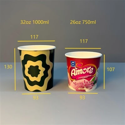 32oz Paper Containers For Ice Cream