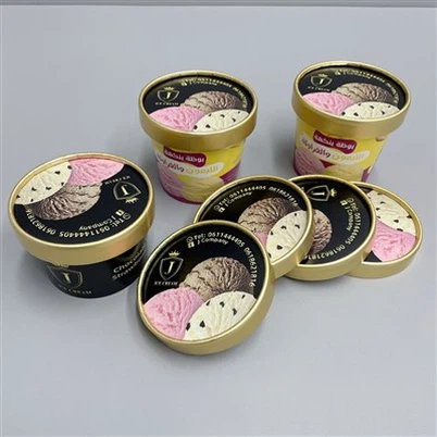 4oz Ice Cream Cups With Lids