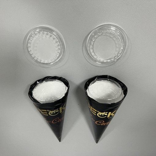 Plastic lid for ice cream cones 510 Plastic lid for ice cream cones 510