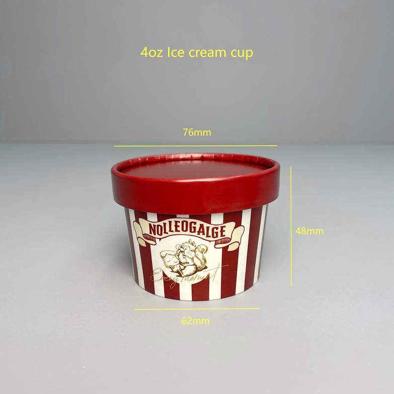 4oz ice cream cup with lid 4oz ice cream cup with lid