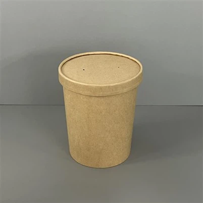 32oz Disposable Soup Bowls with Lids